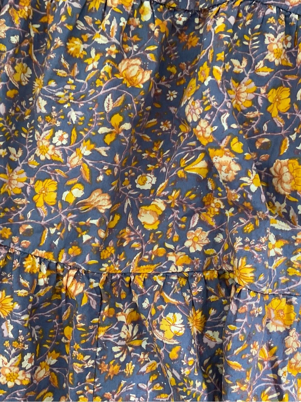 J. Crew floral tiered midi skirt XL